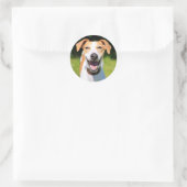 Getty Afbeeldingen | Laughing Dog Ronde Sticker (Tas)