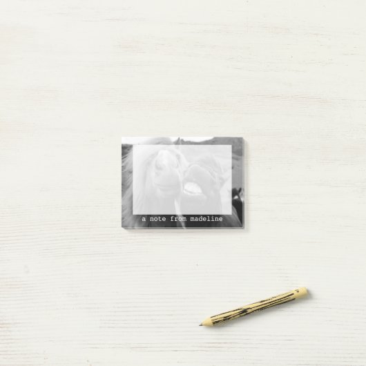 Getty Afbeeldingen | Melkpaarden Post-it® Notes (Op bureau)