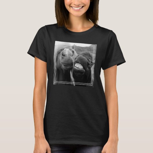 Getty Afbeeldingen | Melkpaarden T-shirt (Voorkant)