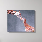 Getty Afbeeldingen | Moeder en Baby Giraffe Canvas Afdruk (Voorkant)