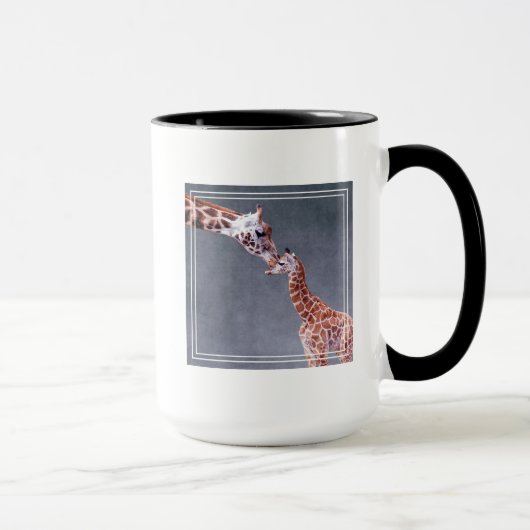 Getty Afbeeldingen | Moeder en Baby Giraffe Mok (Rechts)