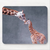 Getty Afbeeldingen | Moeder en Baby Giraffe Muismat (Voorkant)