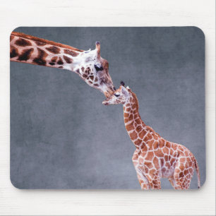 Getty Afbeeldingen   Moeder en Baby Giraffe Muismat