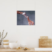 Getty Afbeeldingen | Moeder en Baby Giraffe Poster (Keuken)