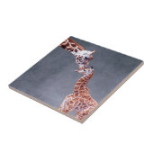 Getty Afbeeldingen | Moeder en Baby Giraffe Tegeltje (Zijkant)