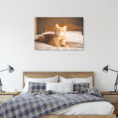 Getty Afbeeldingen | Slaperige kat Canvas Afdruk (Insitu (Slaapkamer))