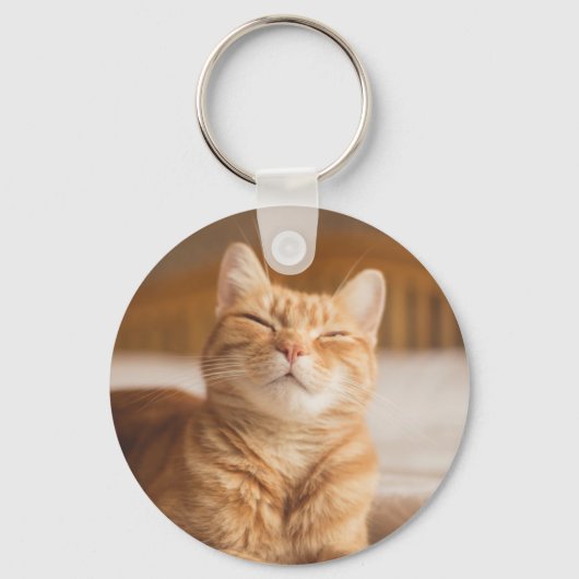 Getty Afbeeldingen | Slaperige kat Sleutelhanger (Voorkant)