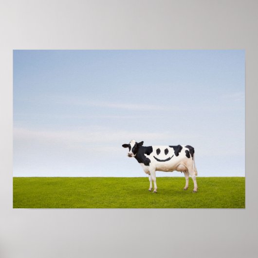 Getty Afbeeldingen | Smiley Face-Koe Poster (Voorkant)