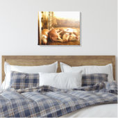 Getty Afbeeldingen | Sneeuwvarkens Canvas Afdruk (Insitu (Slaapkamer))