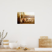 Getty Afbeeldingen | Sneeuwvarkens Poster (Keuken)