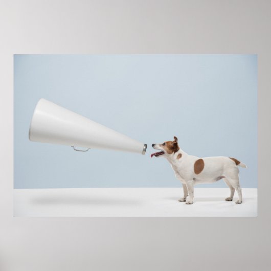 Getty Afbeeldingen | Spreekhond Poster (Voorkant)