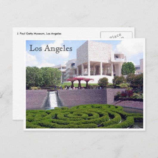 getty california briefkaart (Voorkant / Achterkant)