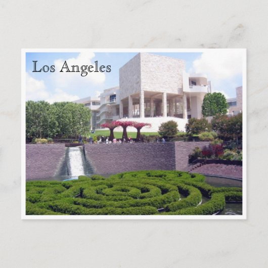 getty california briefkaart (Voorkant)