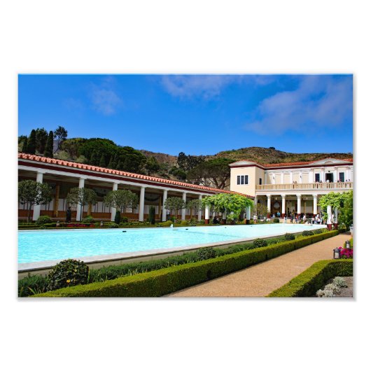 Getty Villa Foto Afdruk (Voorkant)