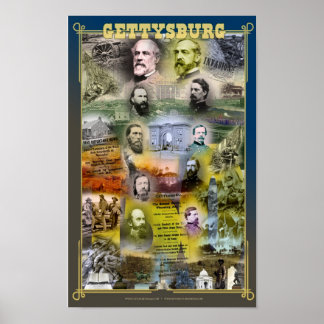 Gettysburg 150e Jubileum Poster