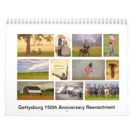 Gettysburg 150e Jubileum Renningskalender Kalender (Hoes)