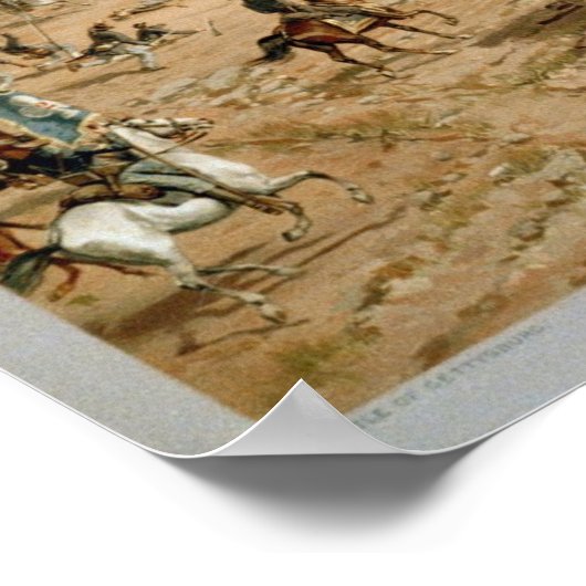 Gettysburg 1-3 juli 1863 poster (Hoek)