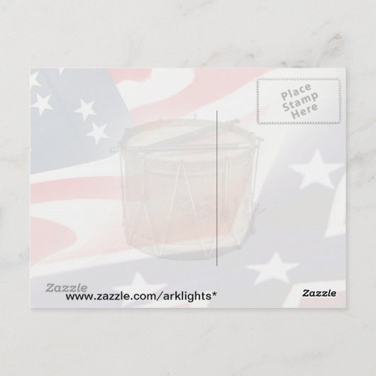 Gettysburg Address Briefkaart (Achterkant)