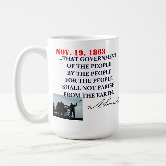 GETTYSBURG ADRES KOFFIEMOK (Links)