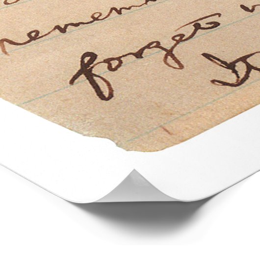 Gettysburg Adres Nicolay Copy (1863) Poster (Hoek)