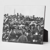 Gettysburg Adres President Abraham Lincoln Fotoplaat (Zijkant)