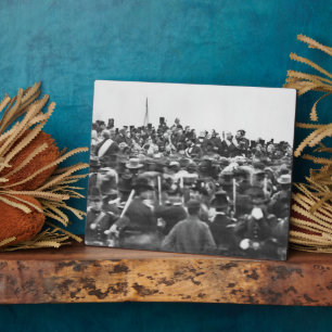 Gettysburg Adres President Abraham Lincoln Fotoplaat