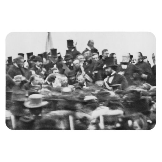 Gettysburg Adres President Abraham Lincoln Magneet (Horizontaal)