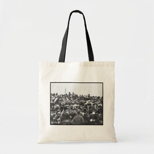 Gettysburg Adres President Abraham Lincoln Tote Bag (Voorkant)