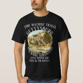 GETTYSBURG AMERIKAANSE BURGEROORLOG 20E MAINE VRIJ T-SHIRT