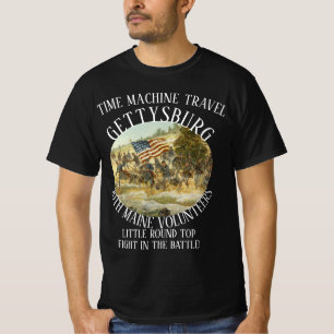GETTYSBURG AMERIKAANSE BURGEROORLOG 20TH MAINE VRI T-SHIRT