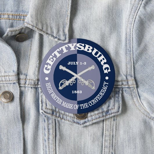 Gettysburg (B&G) Ronde Button 4,0 Cm (In situ)