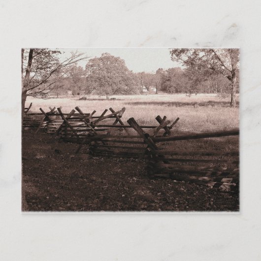 Gettysburg - Batlefield Briefkaart #1 (Voorkant)