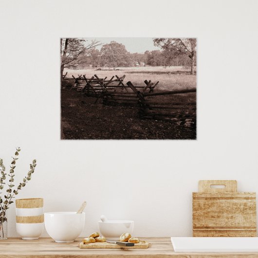 Gettysburg - Batlefield Poster #1 (Keuken)