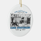 Gettysburg Battle 150 Jubileum Keramisch Ornament (Rechts)