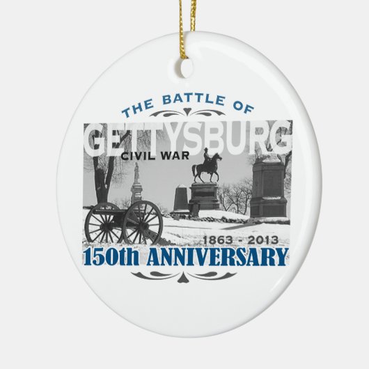 Gettysburg Battle 150 Jubileum Keramisch Ornament (Links)