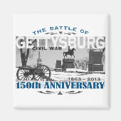 Gettysburg Battle 150 Jubileum Magneet (Voorkant)