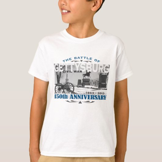 Gettysburg Battle 150 Jubileum T-shirt (Voorkant)