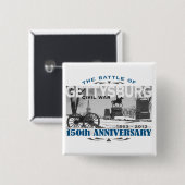Gettysburg Battle 150 Jubileum Vierkante Button 5,1 Cm (Voorkant /achterkant)