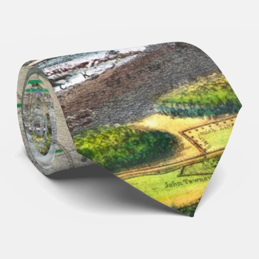 Gettysburg Battlefield 1863 Stropdas (Opgerold)