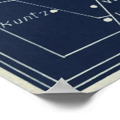 Gettysburg Battlefield Civil War Map (1863) Poster (Hoek)