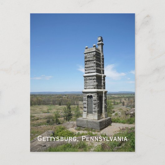 Gettysburg Battlefield in Pennsylvania Briefkaart (Voorkant)