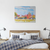 Gettysburg Battlefield Landschap / Larry Lerew Canvas Afdruk (Insitu (Slaapkamer))