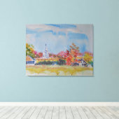 Gettysburg Battlefield Landschap / Larry Lerew Canvas Afdruk (Insitu (Houten vloer))