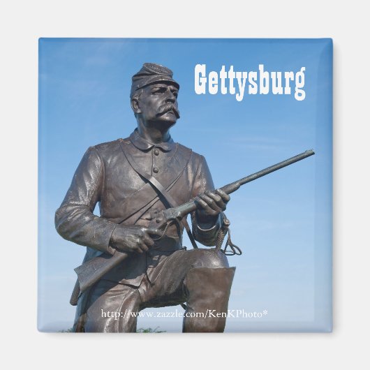 Gettysburg beeld II magneet (Voorkant)