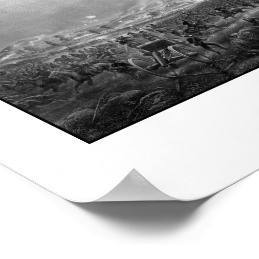 Gettysburg - Burgeroorlog Poster (Hoek)