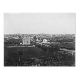 Gettysburg Burgeroorlog Tijdperk Foto 1863 Afdruk