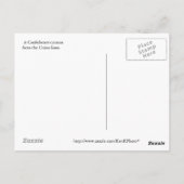 Gettysburg Cannon Briefkaart (Achterkant)