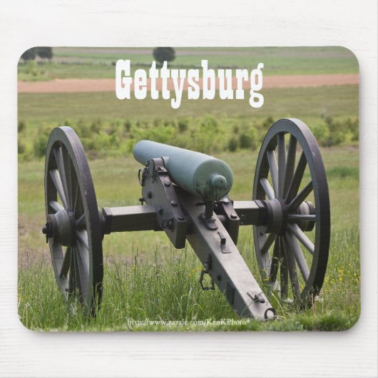 Gettysburg Cannon Mousepad Muismat (Voorkant)