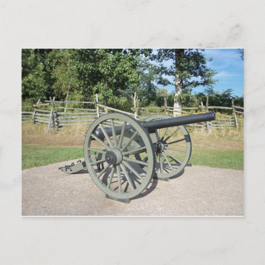 Gettysburg Canon Briefkaart (Voorkant)