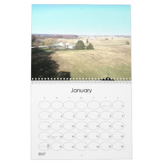 Gettysburg - Collage - Agenda Kalender (Jan 2027)